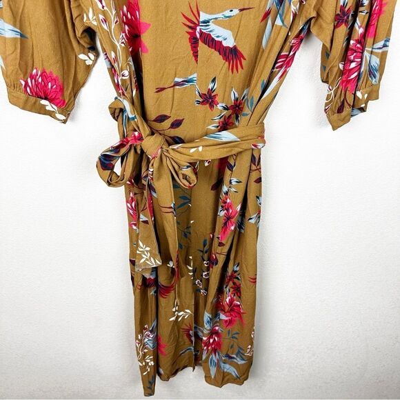 Rachel Pally Short Midi Floral Fall Dress Small NWT - Picture 3 of 9